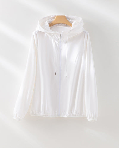 Femme Leichte Kapuzenwindjacke Heidi-Mode