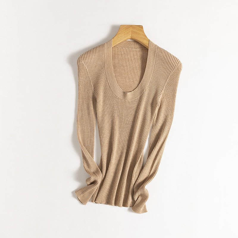 Femme Rippstrick Langarmpullover Heidi-Mode