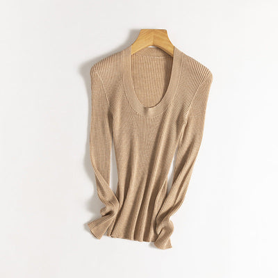 Femme Rippstrick Langarmpullover Heidi-Mode