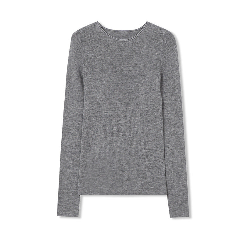 Femme Leichtgewicht Langarm Essentials Top Heidi-Mode