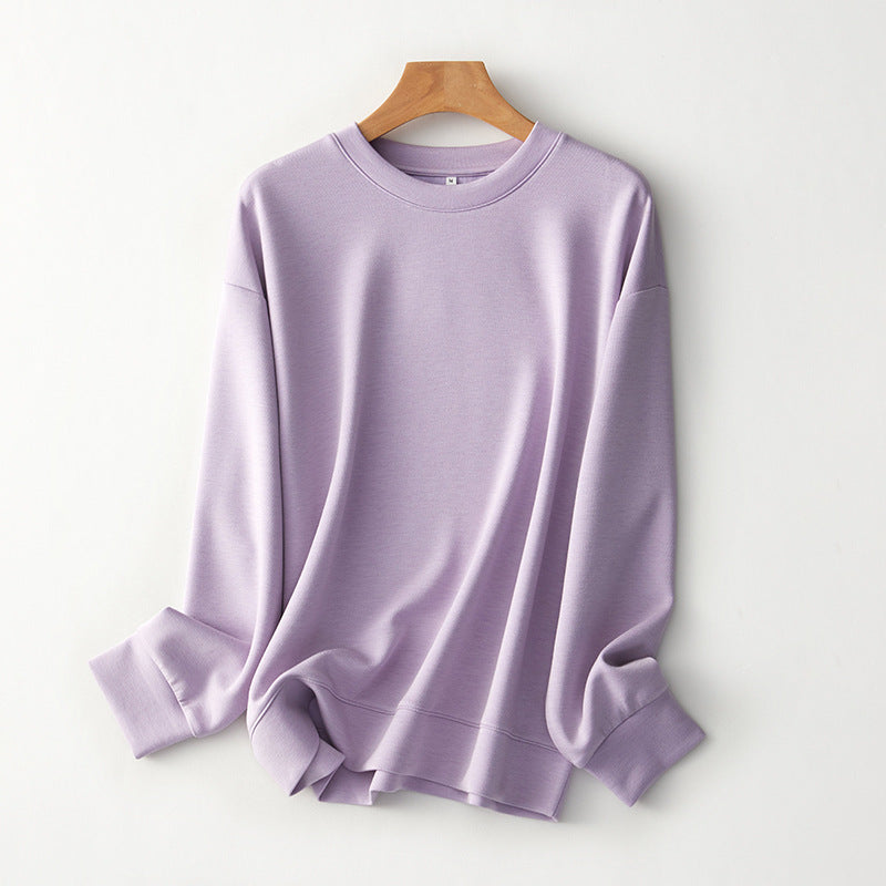 Femme Relaxed Fit Langarm-Pullover Sweatshirt Heidi-Mode