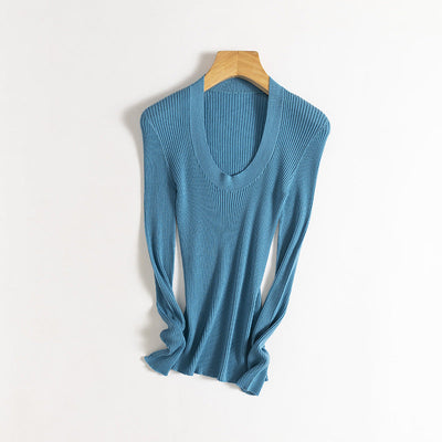 Femme Rippstrick Langarmpullover Heidi-Mode