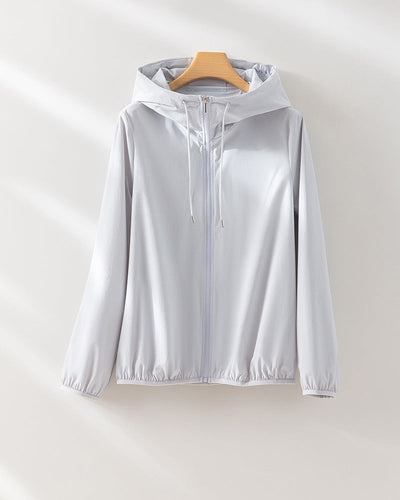 Femme Leichte Kapuzenwindjacke Heidi-Mode
