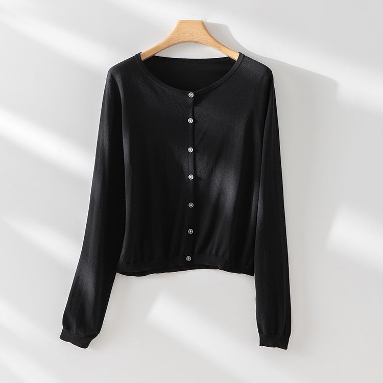 Femme Leichtgewicht Button-Up Cardigan Heidi-Mode