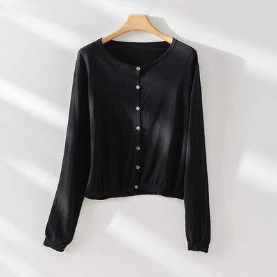 Femme Leichtgewicht Button-Up Cardigan Heidi-Mode