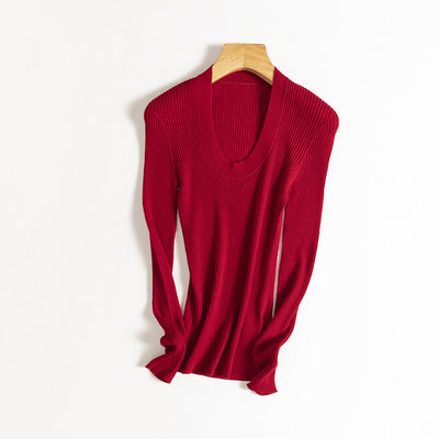 Femme Rippstrick Langarmpullover Heidi-Mode