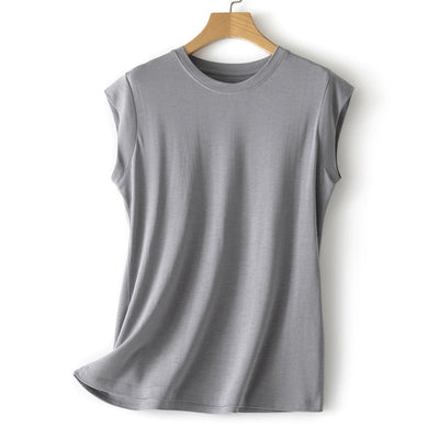 Damen Relaxed Fit Cap Sleeve Top Heidi-Mode