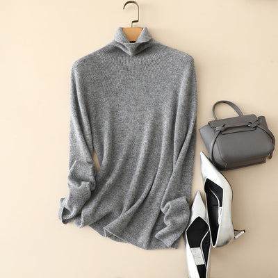 Femme Leichtgewicht Ripp-Wollpullover Heidi-Mode