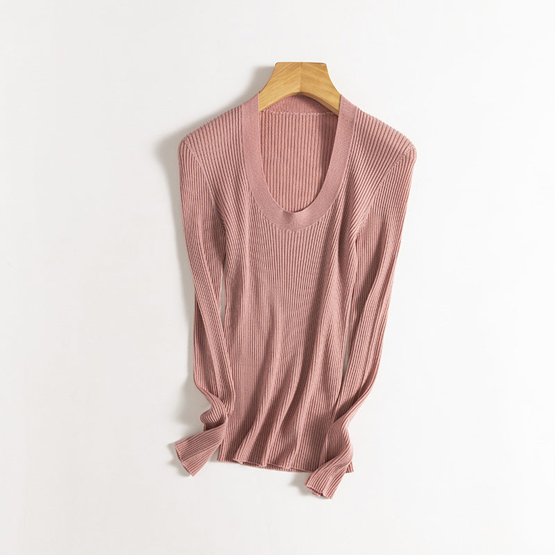 Femme Rippstrick Langarmpullover Heidi-Mode