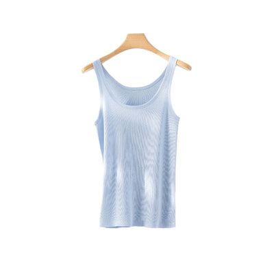 Femme Leichtgewicht Texturiertes Tanktop Heidi-Mode
