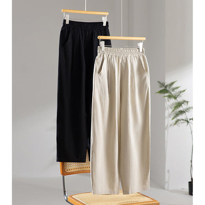 Femme Entspannte Passform Weite-Hosen Heidi-Mode