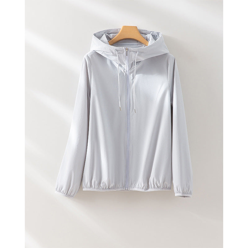 Femme Leichte Kapuzenwindjacke Heidi-Mode