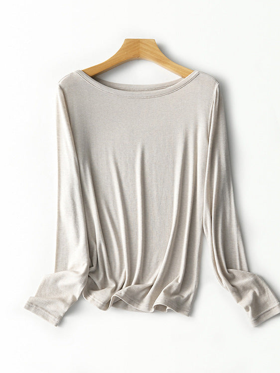 Femme Langarm Relaxed Fit Oberteil Heidi-Mode
