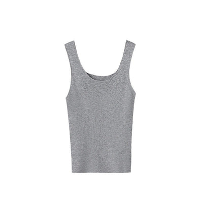 Femme Leichtes Geripptes Tanktop Heidi-Mode
