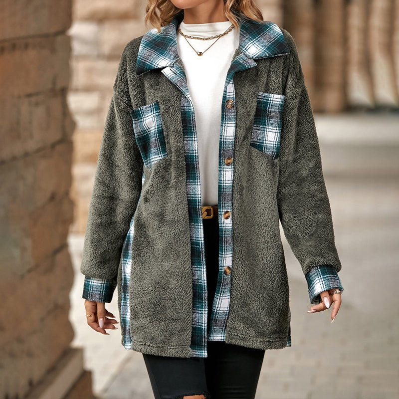 Fleece-Hemdjacke | Karodetails | Lässiger Komfort