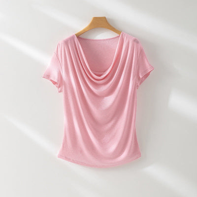 Femme Relaxed Fit Drape Top Heidi-Mode