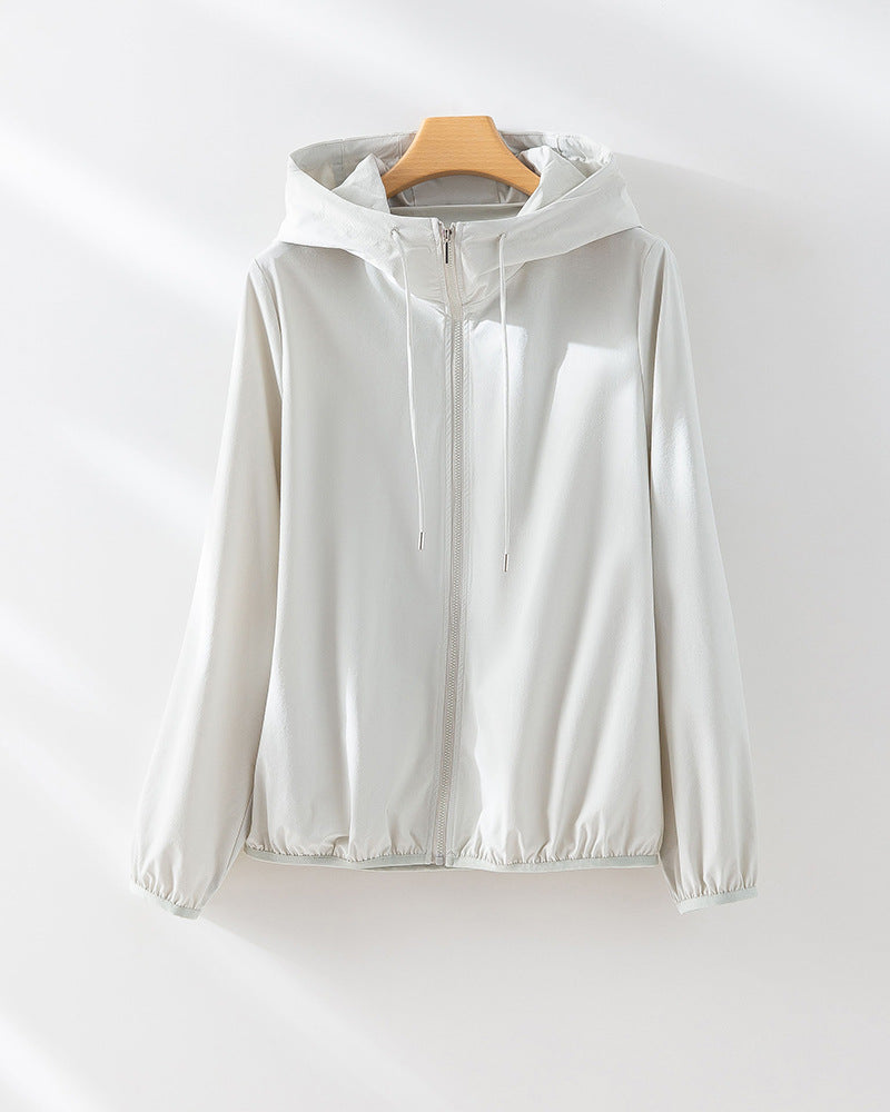 Femme Leichte Kapuzenwindjacke Heidi-Mode