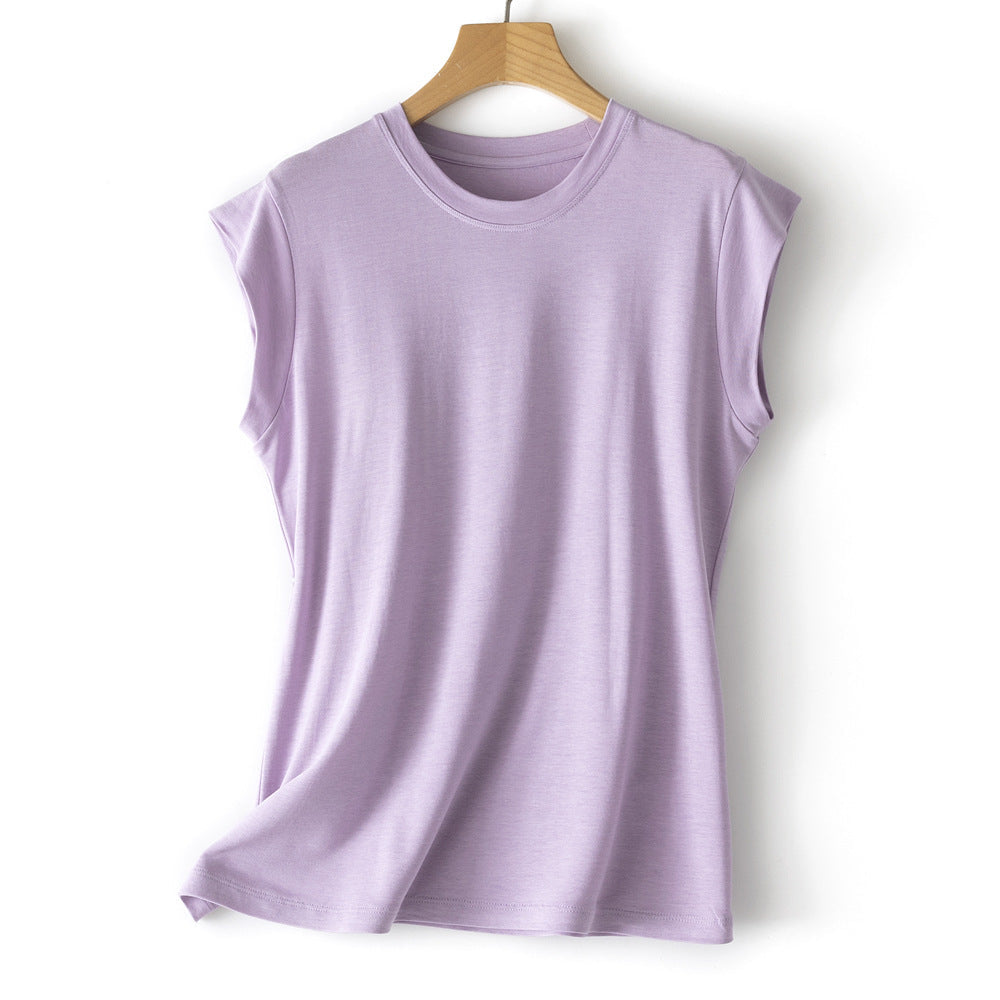 Damen Relaxed Fit Cap Sleeve Top Heidi-Mode