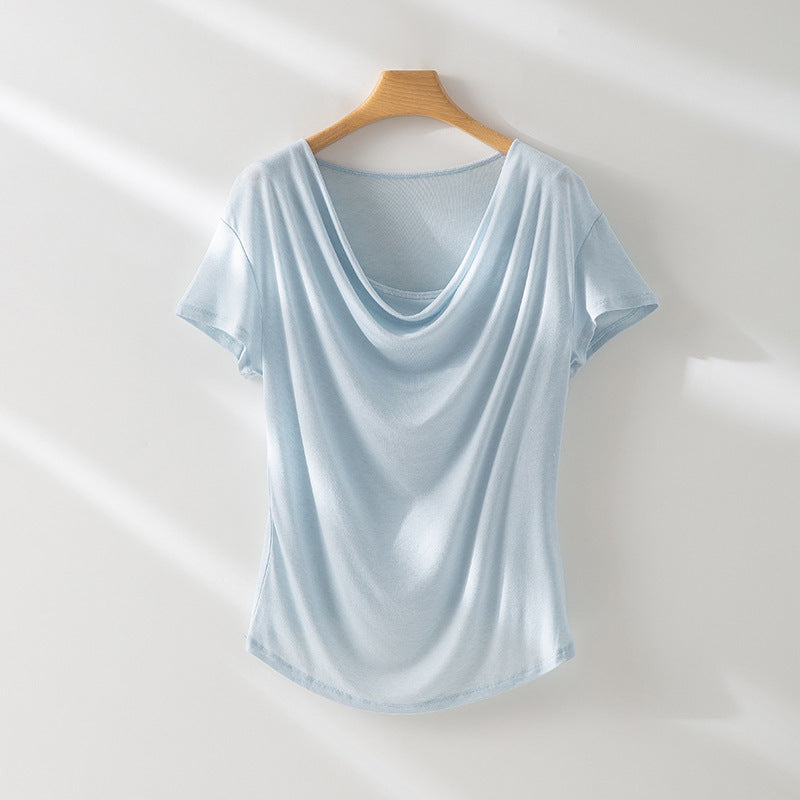 Femme Relaxed Fit Drape Top Heidi-Mode