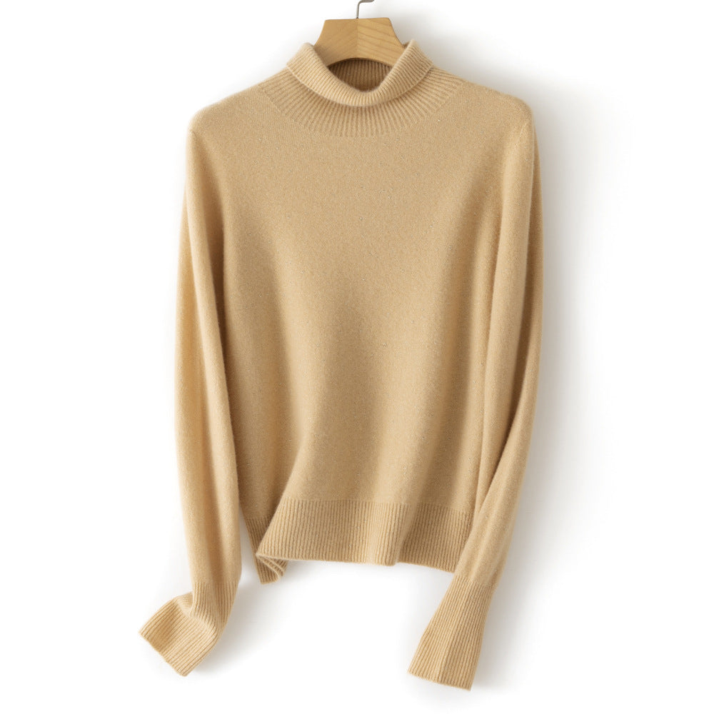 Femme Luxuriöser Rollkragenpullover Heidi-Mode