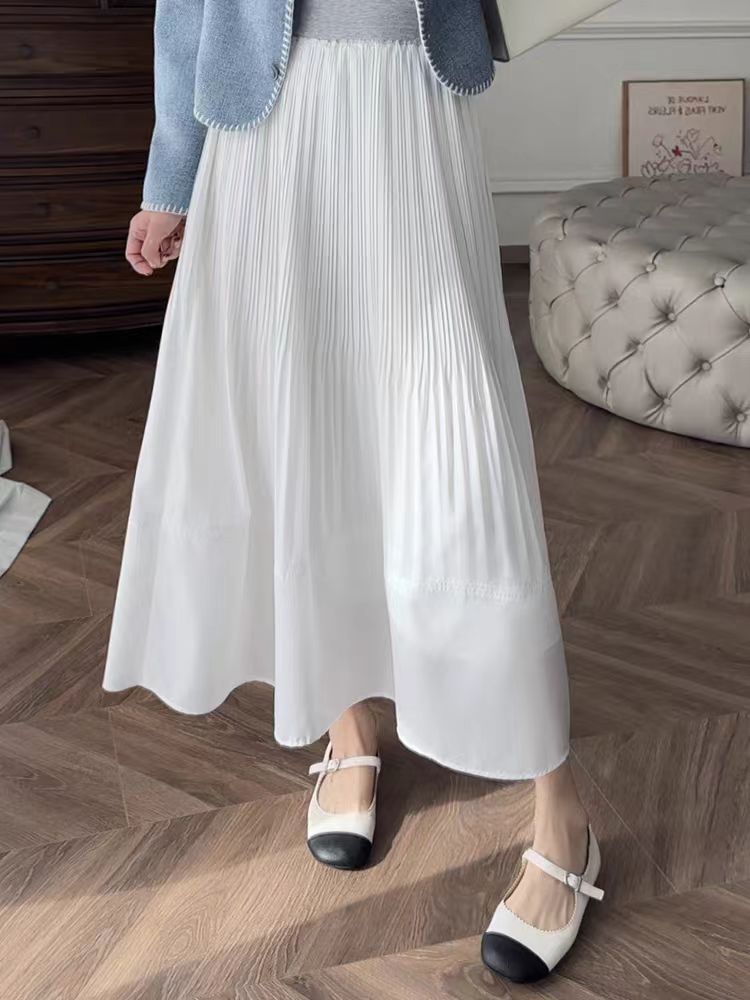 Femme Falten Maxi Rock Heidi-Mode