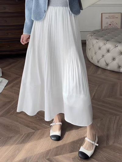 Femme Falten Maxi Rock Heidi-Mode