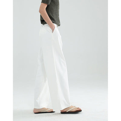 Femme Premium Weite-Hosen mit Hohem Bund Heidi-Mode