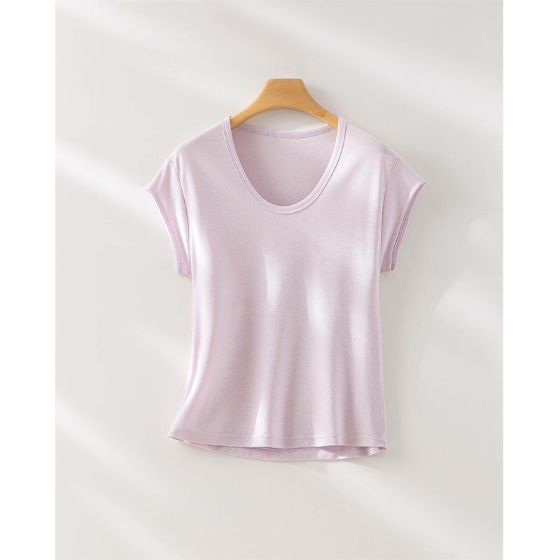 Femme Relaxed Fit V-Ausschnitt T-Shirt Heidi-Mode