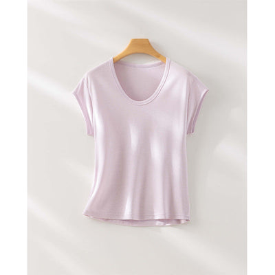 Femme Relaxed Fit V-Ausschnitt T-Shirt Heidi-Mode