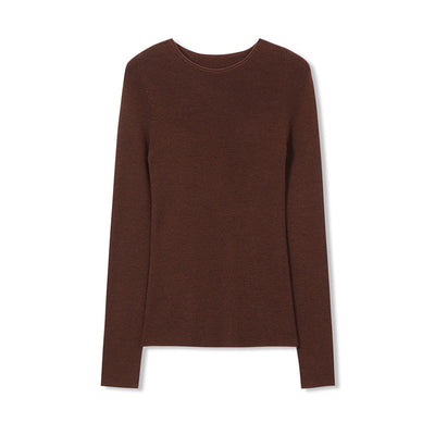 Femme Leichtgewicht Langarm Essentials Top Heidi-Mode