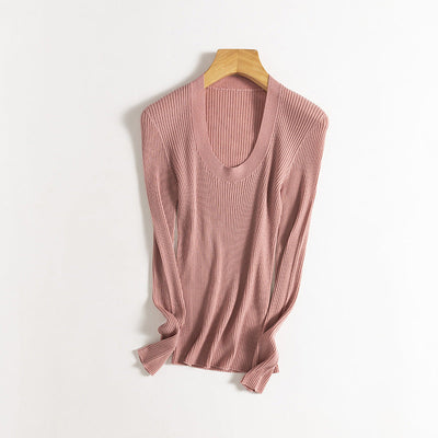 Femme Rippstrick Langarmpullover Heidi-Mode