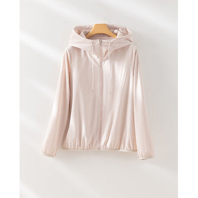 Femme Leichte Kapuzenwindjacke Heidi-Mode