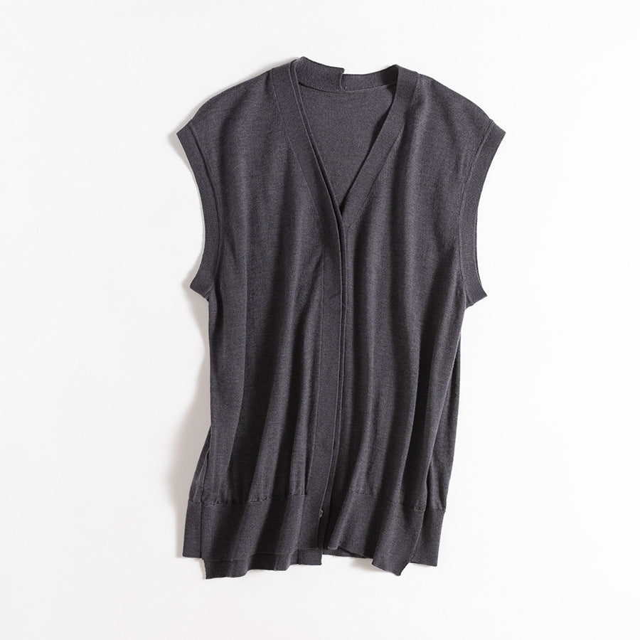 Damen Leichter Kurzarm Cardigan Heidi-Mode