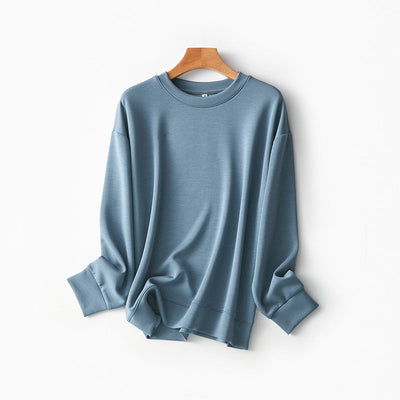 Femme Relaxed Fit Langarm-Pullover Sweatshirt Heidi-Mode