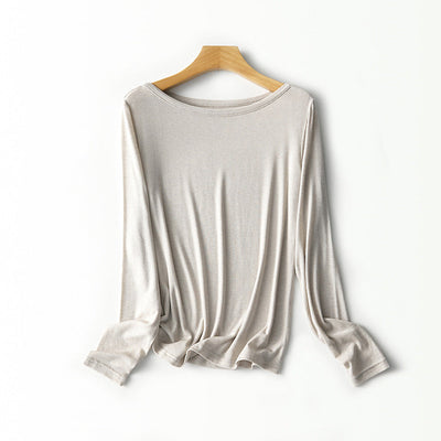 Femme Langarm Relaxed Fit Oberteil Heidi-Mode