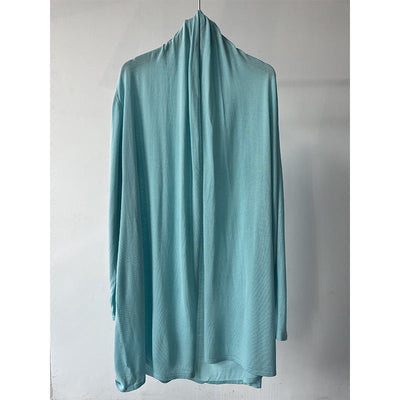 Femme Leichte Offene Vorder- Drapiert Cardigan Heidi-Mode