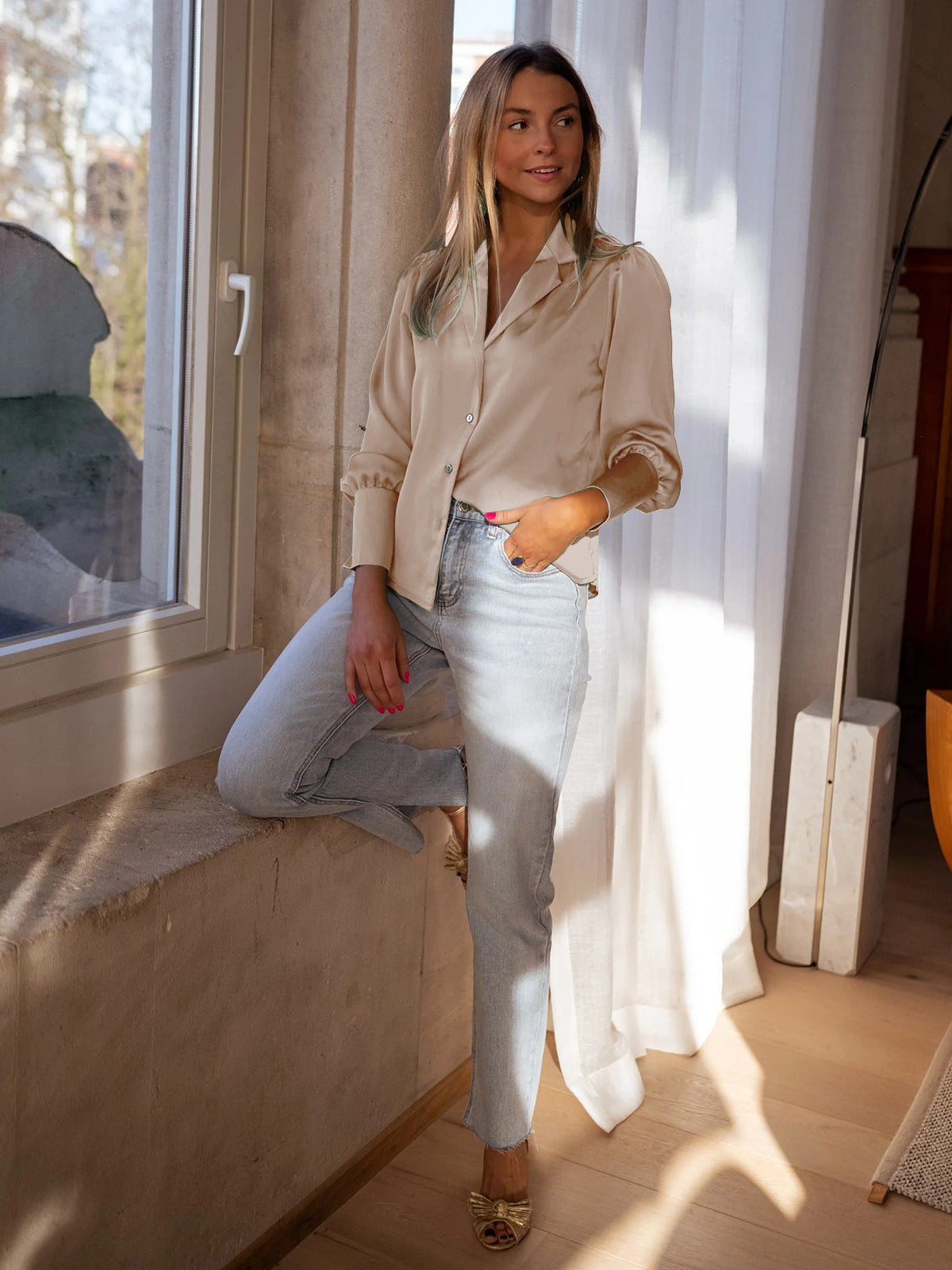 Sylvia® | Lockeres Button-Down-Hemd für Damen