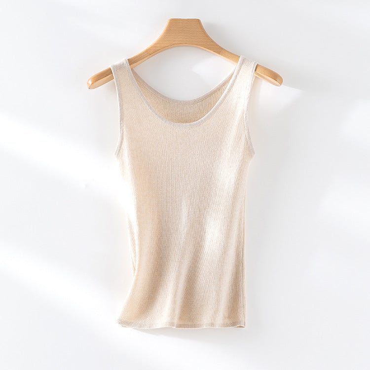 Femme Premium Komfort Strick Tank Top Heidi-Mode