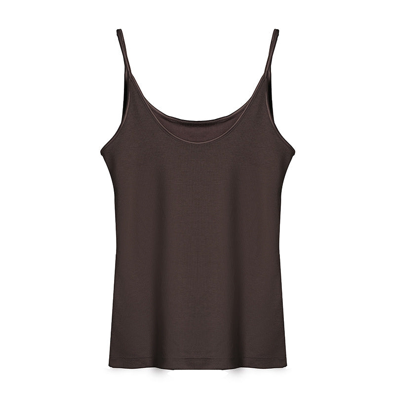 Femme Leichtes Ripp-Camisole-Top Heidi-Mode