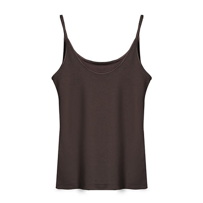 Femme Leichtes Ripp-Camisole-Top Heidi-Mode