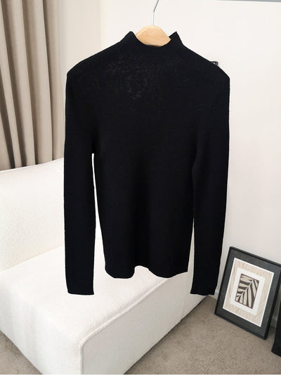 Femme Mock Neck Strickpullover Heidi-Mode