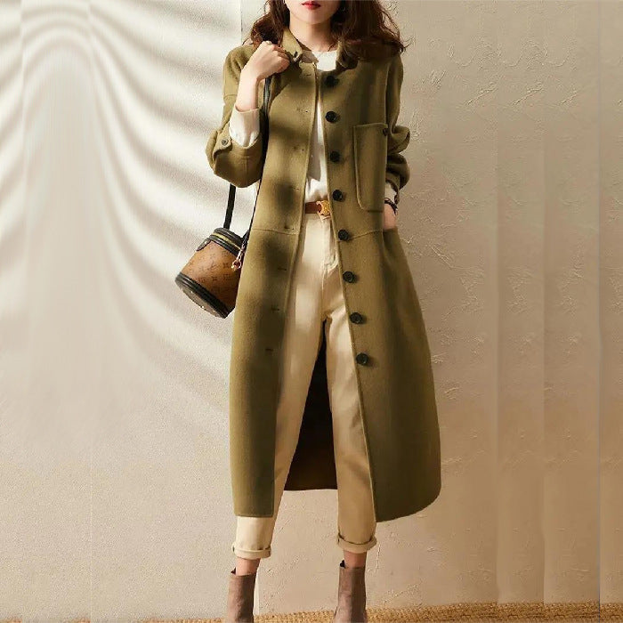 Helene | Langer Kaschmir-Trenchcoat