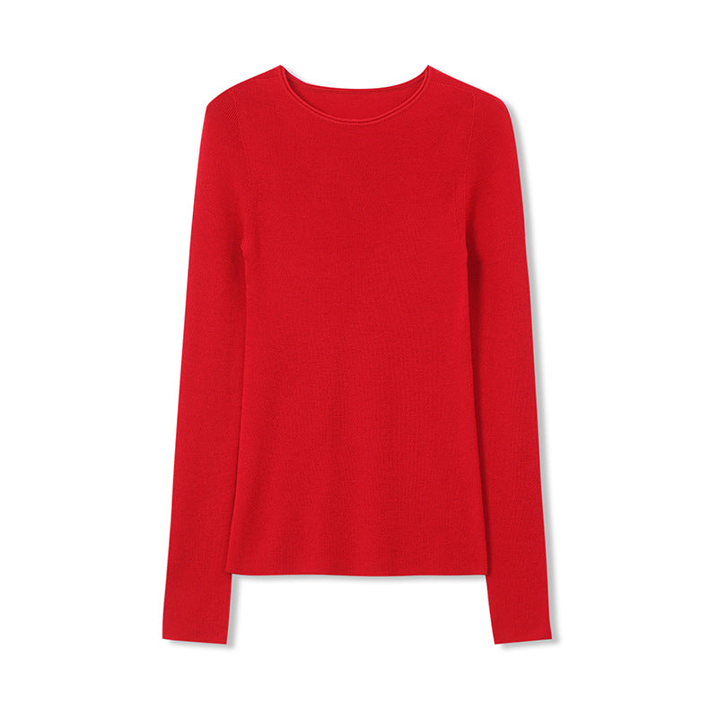 Femme Leichtgewicht Langarm Essentials Top Heidi-Mode