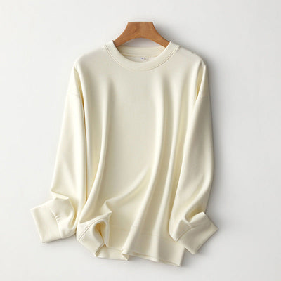 Femme Relaxed Fit Langarm-Pullover Sweatshirt Heidi-Mode