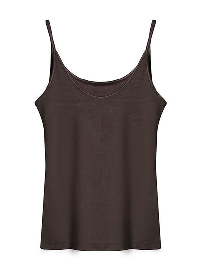 Femme Leichtes Ripp-Camisole-Top Heidi-Mode
