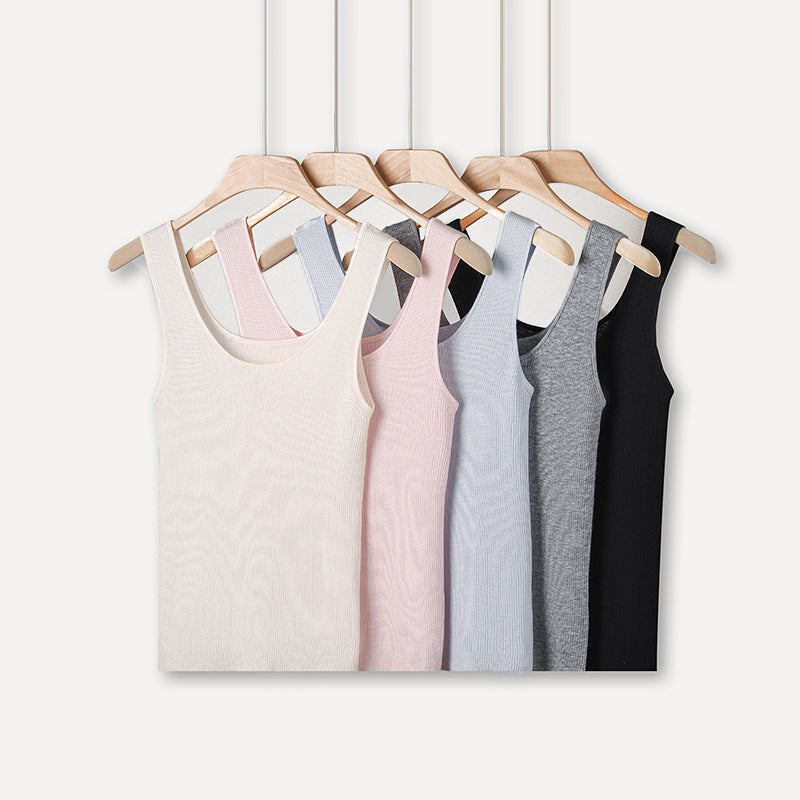 Femme Leichtes Geripptes Tanktop Heidi-Mode