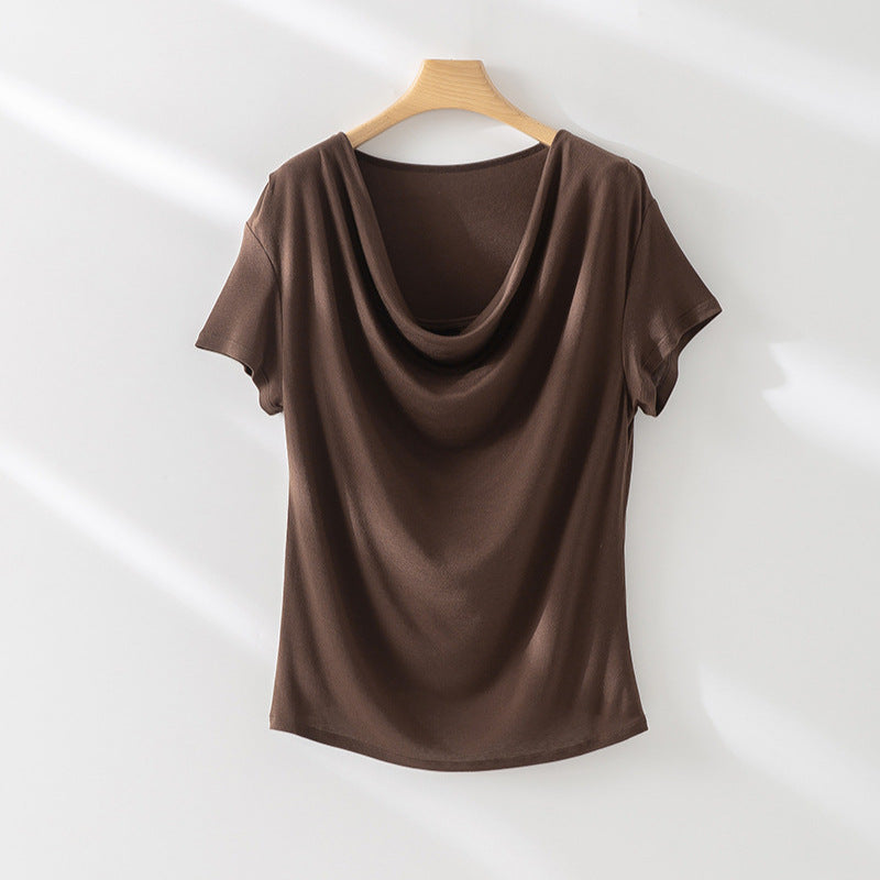 Femme Relaxed Fit Drape Top Heidi-Mode