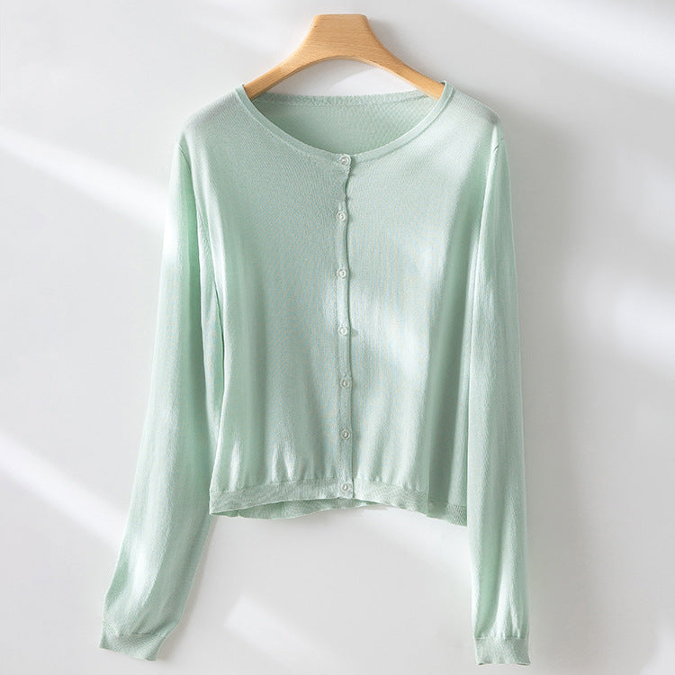 Femme Leichtgewicht Button-Up Cardigan Heidi-Mode