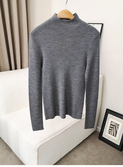 Femme Mock Neck Strickpullover Heidi-Mode