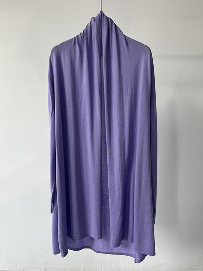 Femme Leichte Offene Vorder- Drapiert Cardigan Heidi-Mode